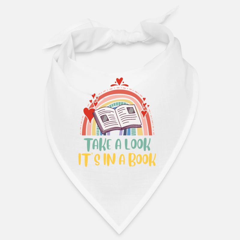 Take a look It´s in a Book Buchliebhaber und Buch Bandana