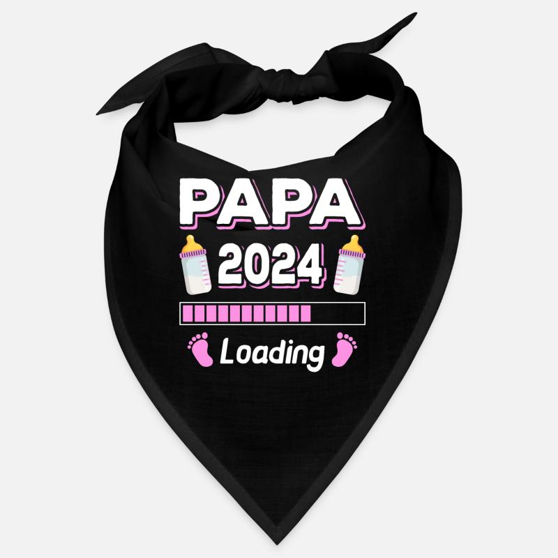 Papa Loading 2024 Vater Väter Vatertag Bandana