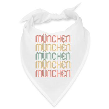 Münchnerin Münchner München - Bandana - Weiß - Vorne
