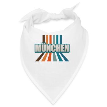 Münchnerin Münchner München - Bandana - Weiß - Vorne