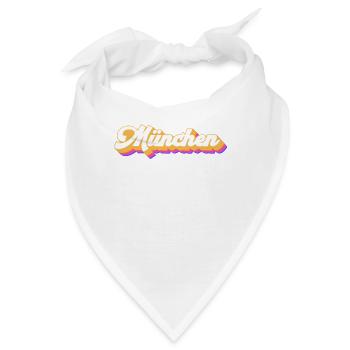 Münchnerin Münchner München - Bandana - Weiß - Vorne