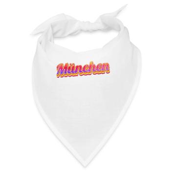 Münchnerin Münchner München - Bandana - Weiß - Vorne