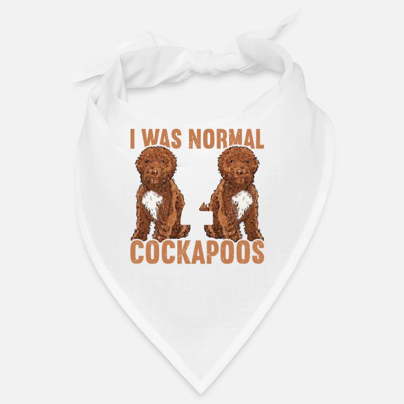 Cockapoo - Bandana - Weiß