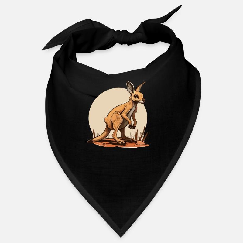 Style de bande dessinée kangourou Bandana