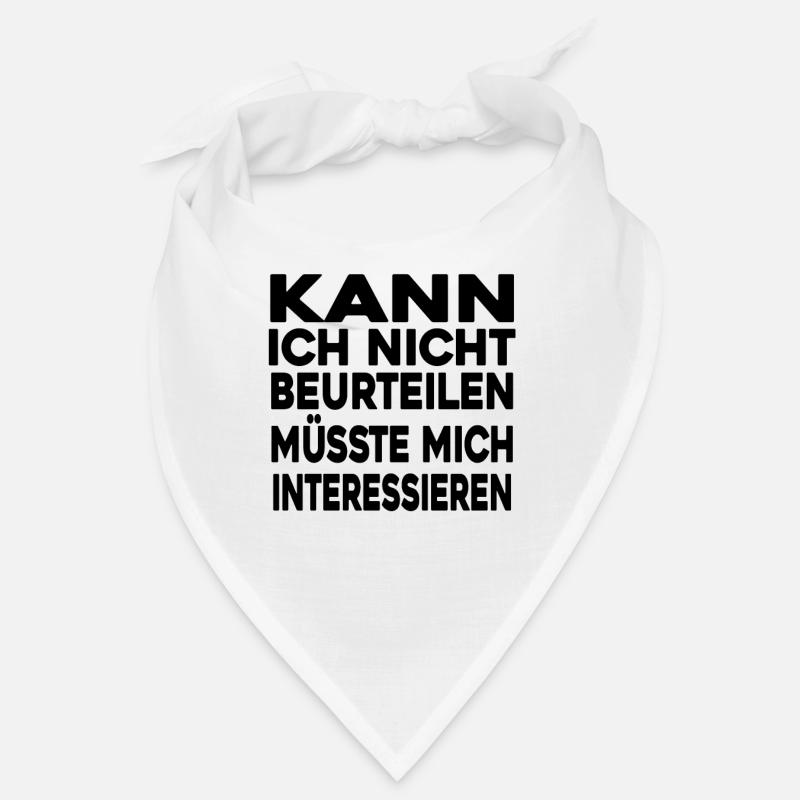 lustig - Bandana - Weiß