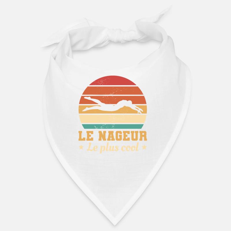 Retro Le Nageur Le Plus Cool Natation Bandana