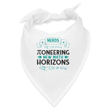 Pi Day Nerd Pi Symbol Zahl Nerdy Mathematik - Bandana - Weiß - Vorne