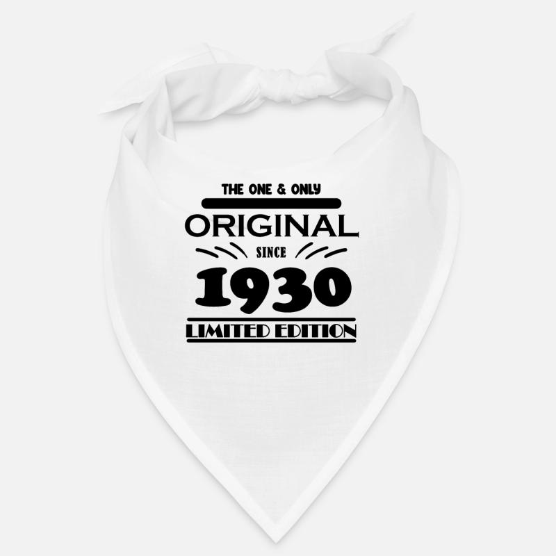 1930 - Année de construction 1930 - Né en 1930 Bandana