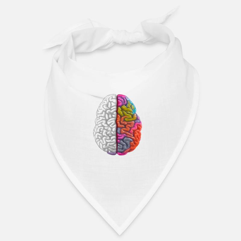 "Different, Not Less" Neurodiversity - Bandana - white