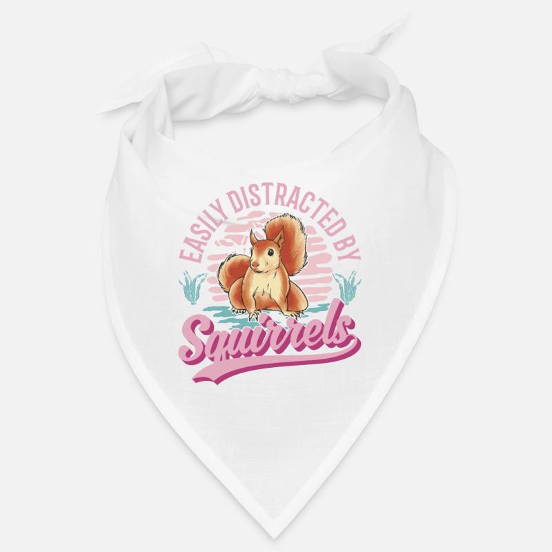 Facilement distrait par les écureuils Eichhörnchen Bandana