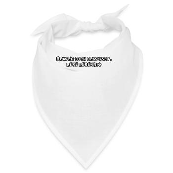 Pilates - Beweg dich bewusst, lebe lebendig - Bandana - Weiß - Vorne