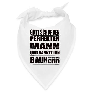 Bauherr - Bandana - Weiß - Vorne