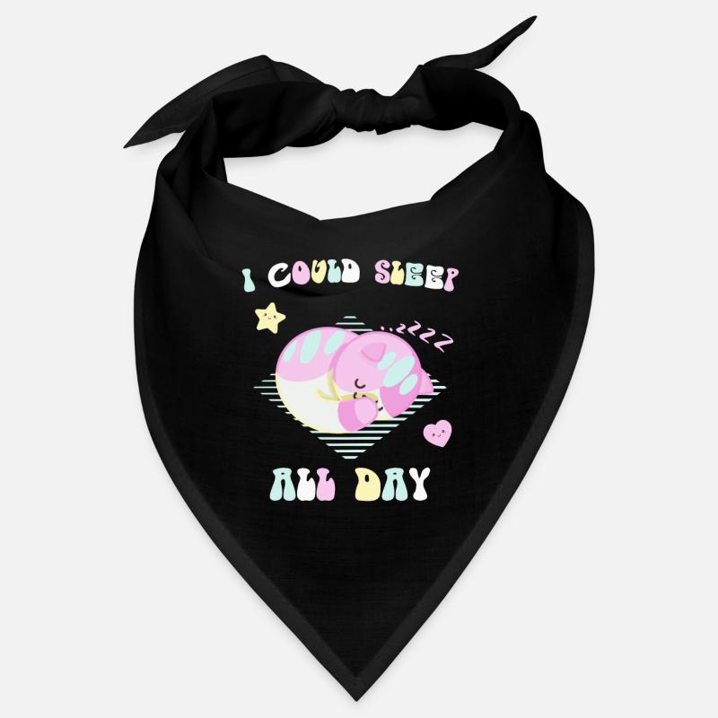 I could sleep all day humor cat Bandana