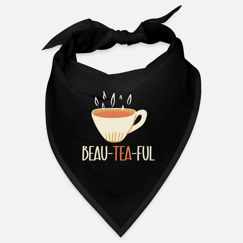 Beauteaful Chai Buveurs Tea Lovers Chai Thé Bandana
