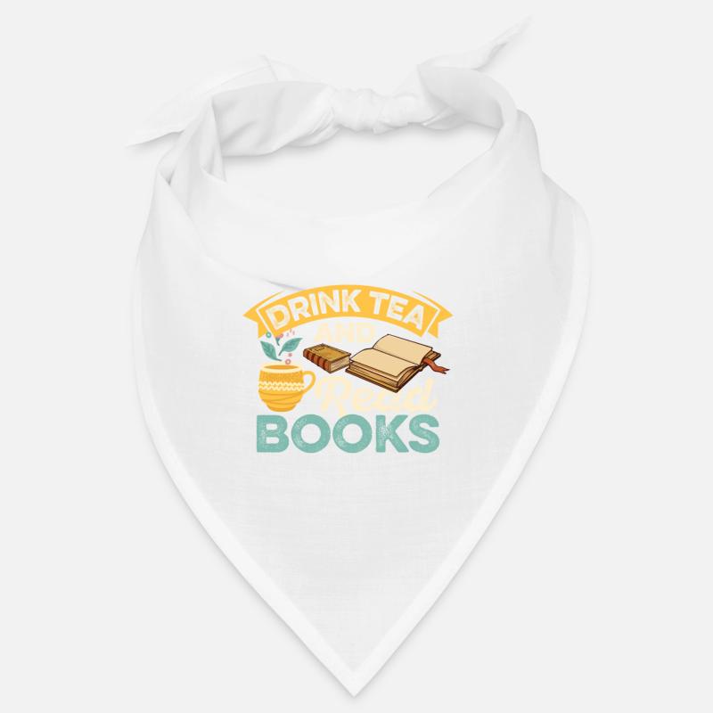 Tea Drinking Books Reading Chai Drinkers Bandana