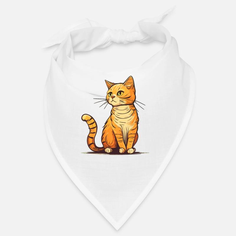 Chat dans le style comique Bandana