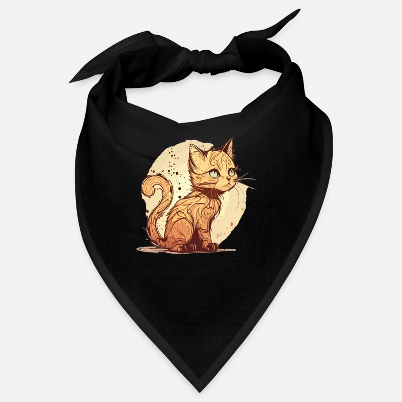 Cat in comic style Bandana