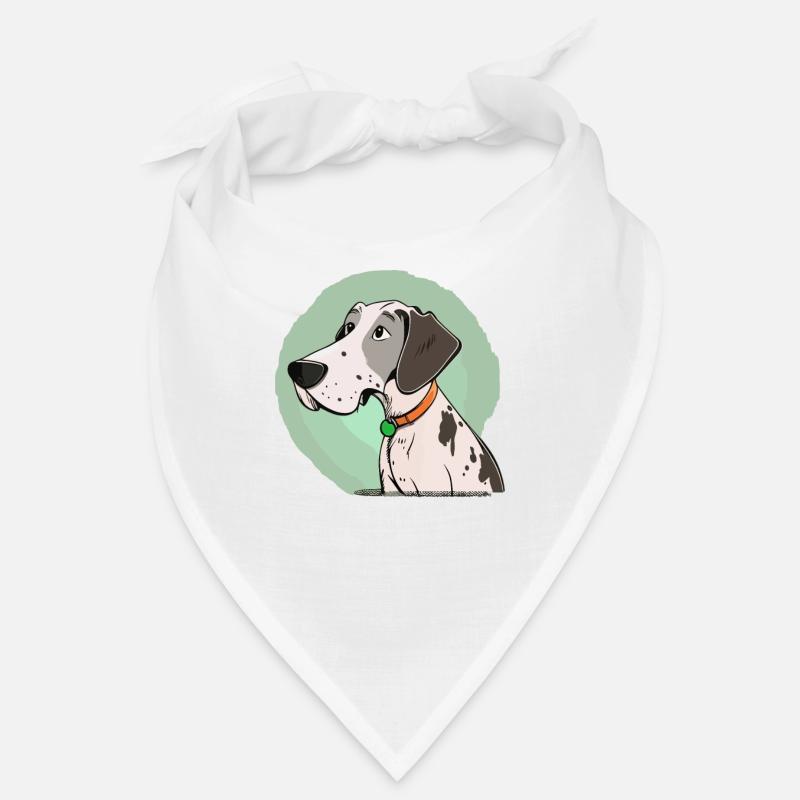 Chien dans le style comique Bandana