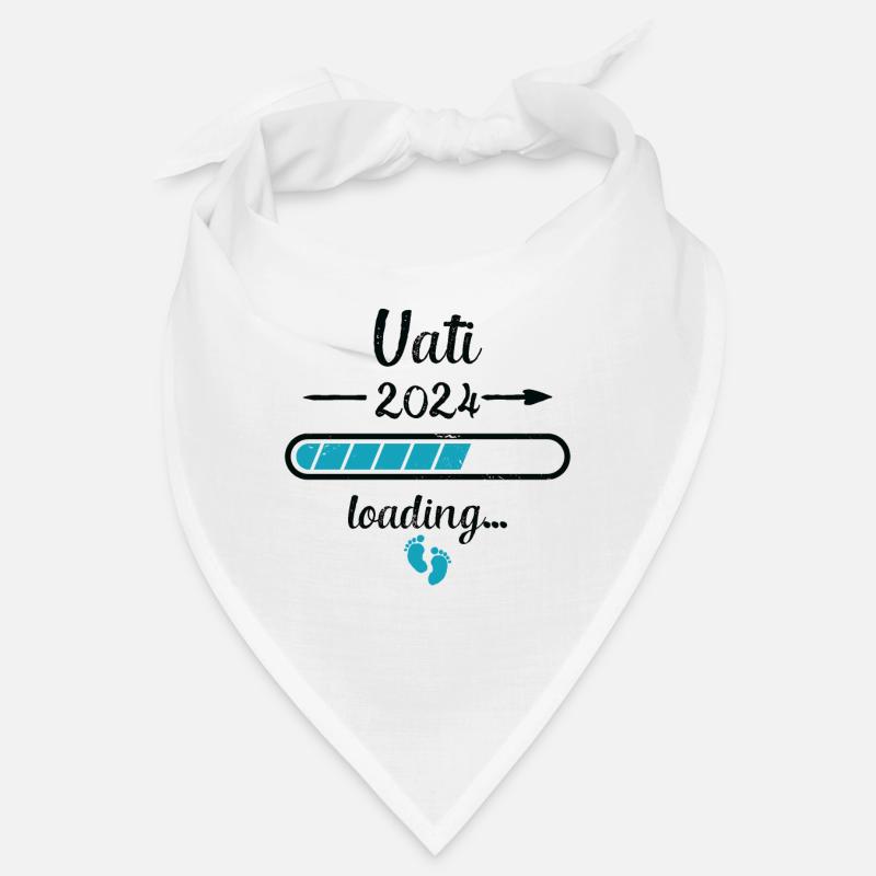 Vati 2024 Loading Schwangerschaft Papa Vater Bandana