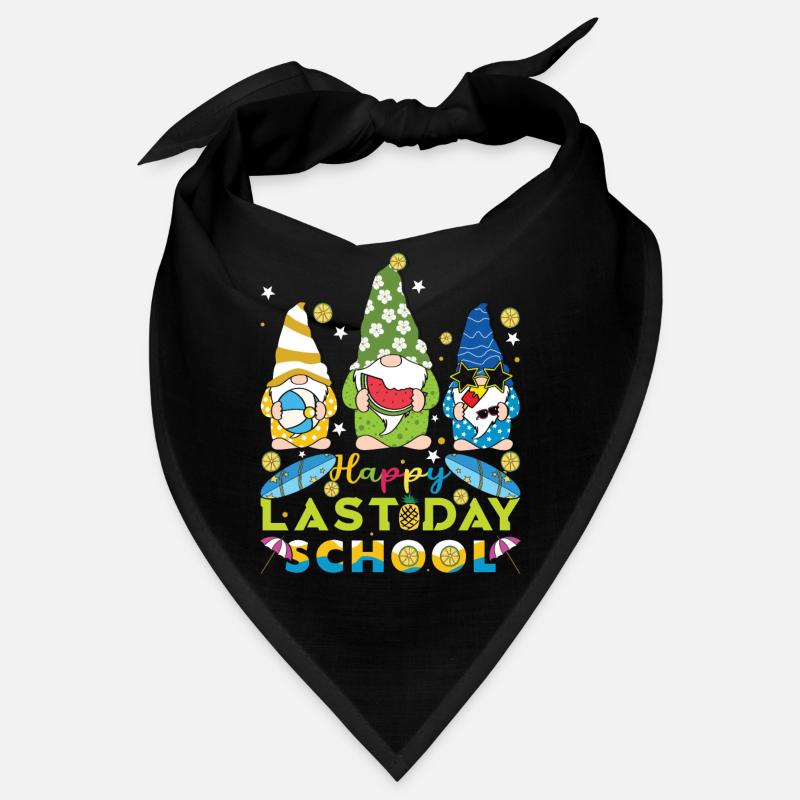 Gnome Bye School Happy Last Class Teacher Student Bandana