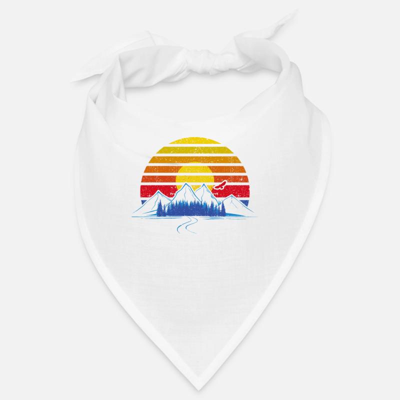 Outdoor Sunset Mountains Forest Geocaching Bandana