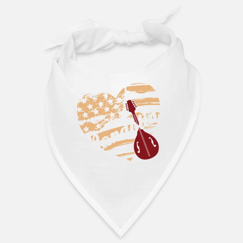 Mandolin Mandolin Flag Bandana