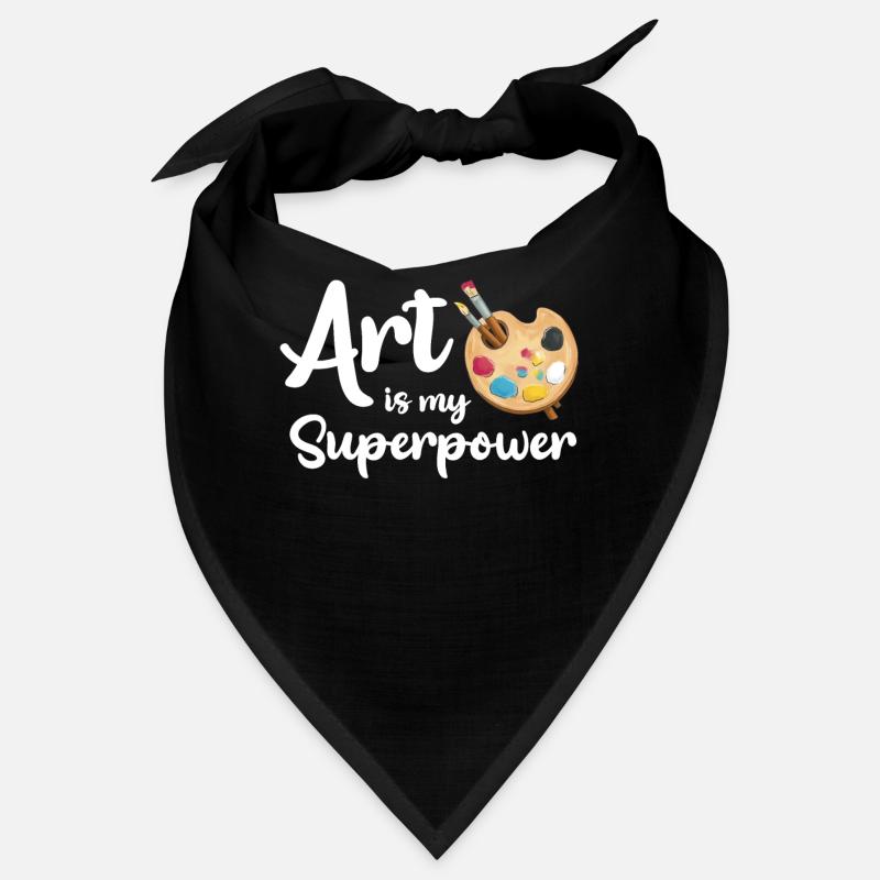 Kunst ist meine Superkraft Bandana
