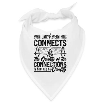 Eventually Everything Connects Engineer Architects - Bandana - Weiß - Vorne