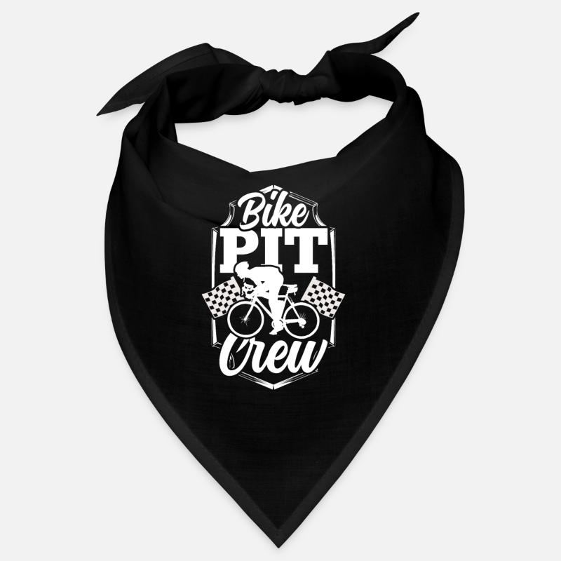 Fahrrad-Boxencrew Radrennfahrer Radrennen Bandana