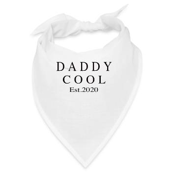 Daddy Cool est 2020 - Bandana - Weiß - Vorne