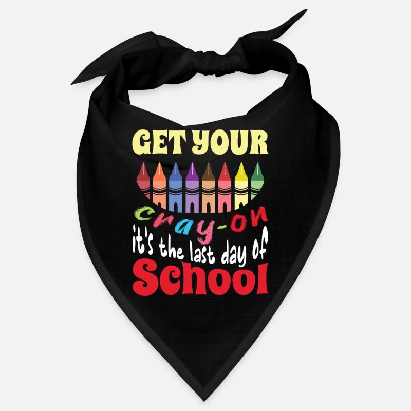 Bye School Out Happy Last Class Student Teacher Bandana