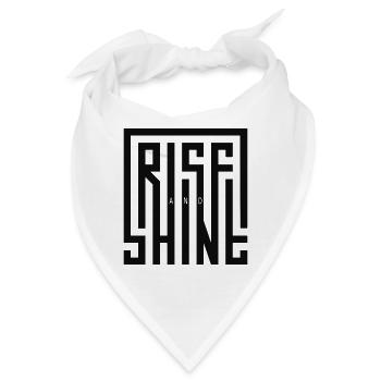 Rise and shine - Bandana - Weiß - Vorne