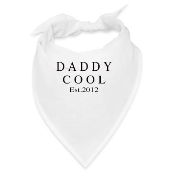 Daddy Cool est 2012 - Bandana - Weiß - Vorne