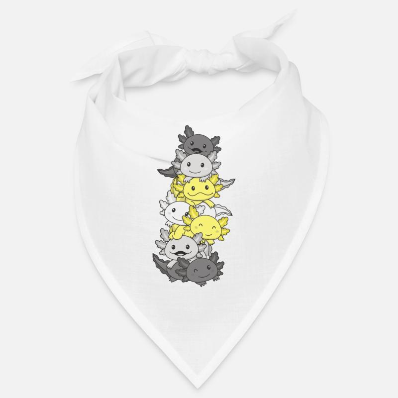 Demigent Flag Pride LGBTQ Mignon Axolotl Stack Bandana