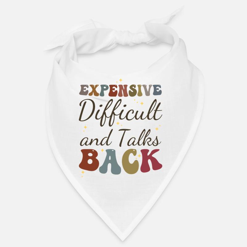 Cher difficile et parle en retour drôle de dicton Bandana