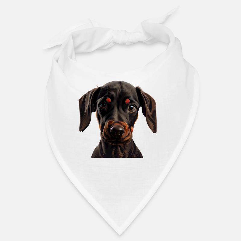 Dobermann Dobermänner Hund Hunde Welpe Dobermann Bandana