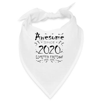 2020 - Jahrgang 2020 - Fantastisch seit 2020 - Bandana - Weiß - Vorne