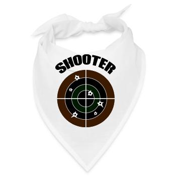 fadenkreuz shooter - Bandana - Weiß - Vorne