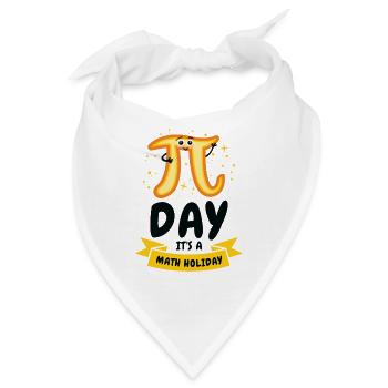 Pi-Tag Mathematik Feiertag Pi Symbol Zahl - Bandana - Weiß - Vorne