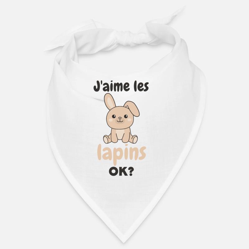 Ich mag Hasen ok? Süßer Hase Bandana