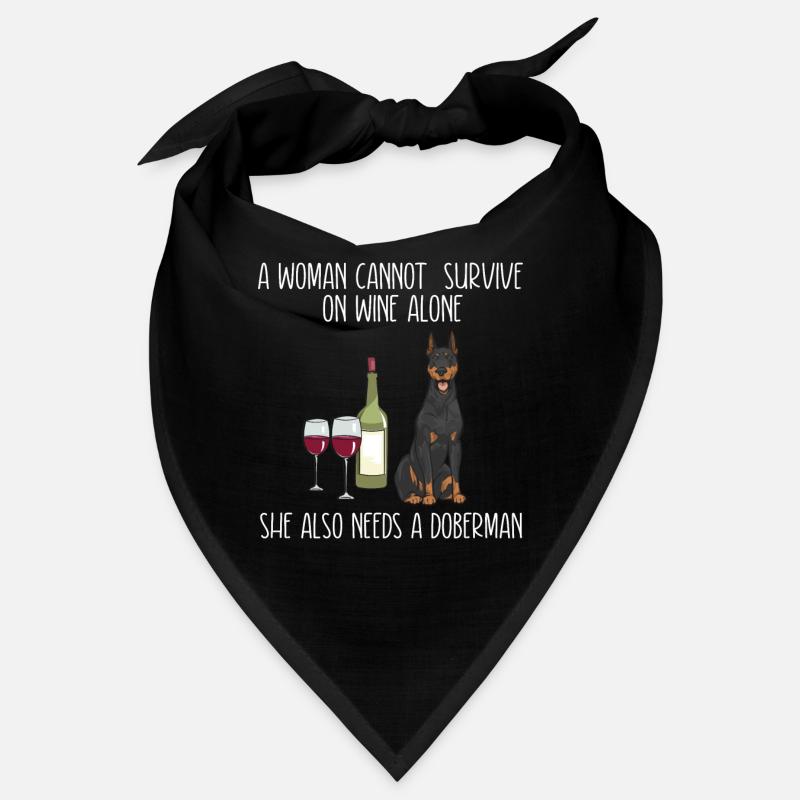 Doberman Pinscher Dog Dobie Bandana