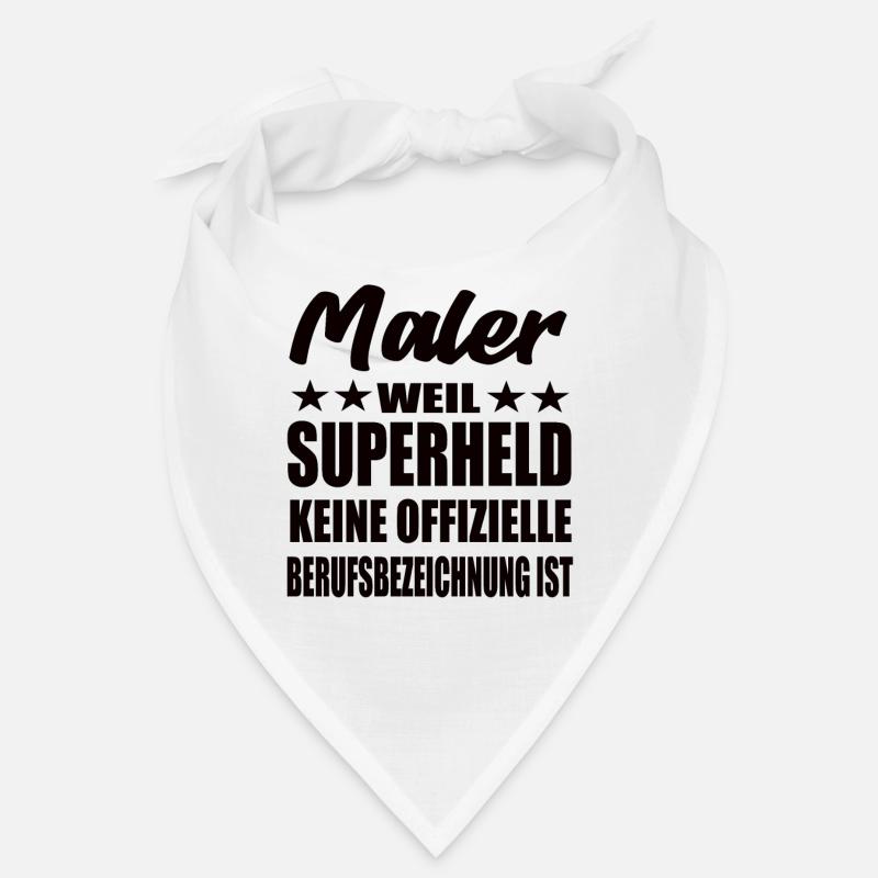 Maler Superheld Spruch Bandana