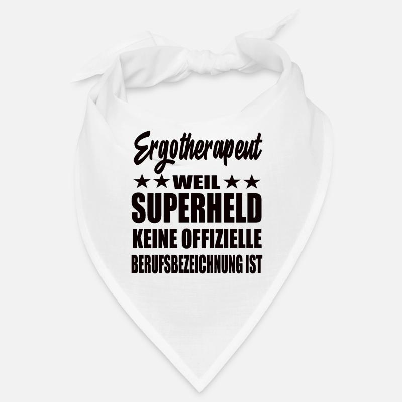 Ergotherapeut Superheld Spruch Bandana