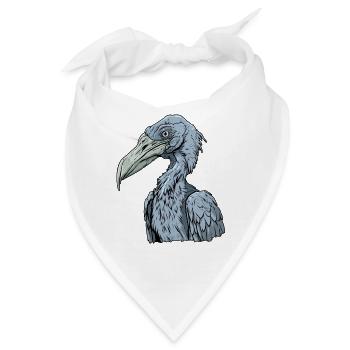 Schuhschnabel - Bandana - Weiß - Vorne