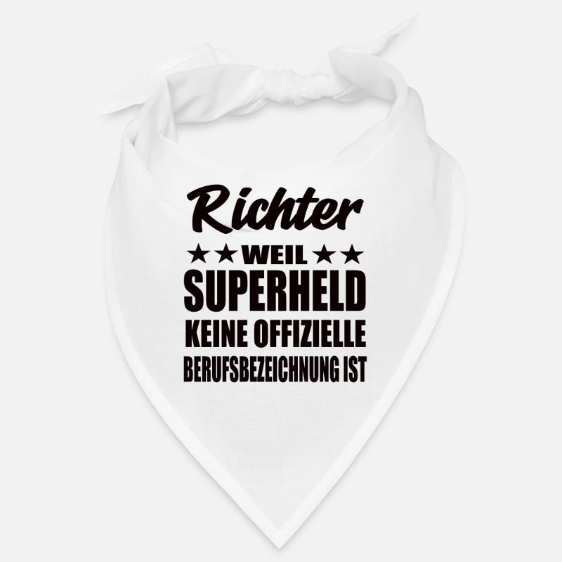 Richter Superheld Spruch Bandana