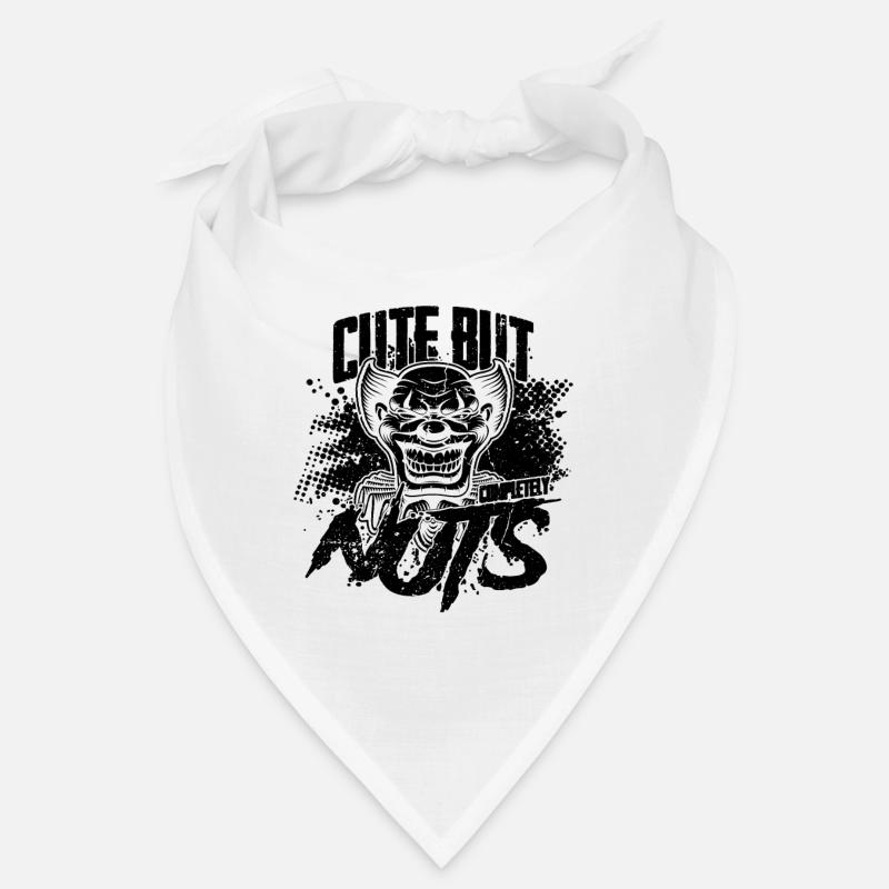 Cute But Completely Nuts Clowning Circus Clowns Bandana