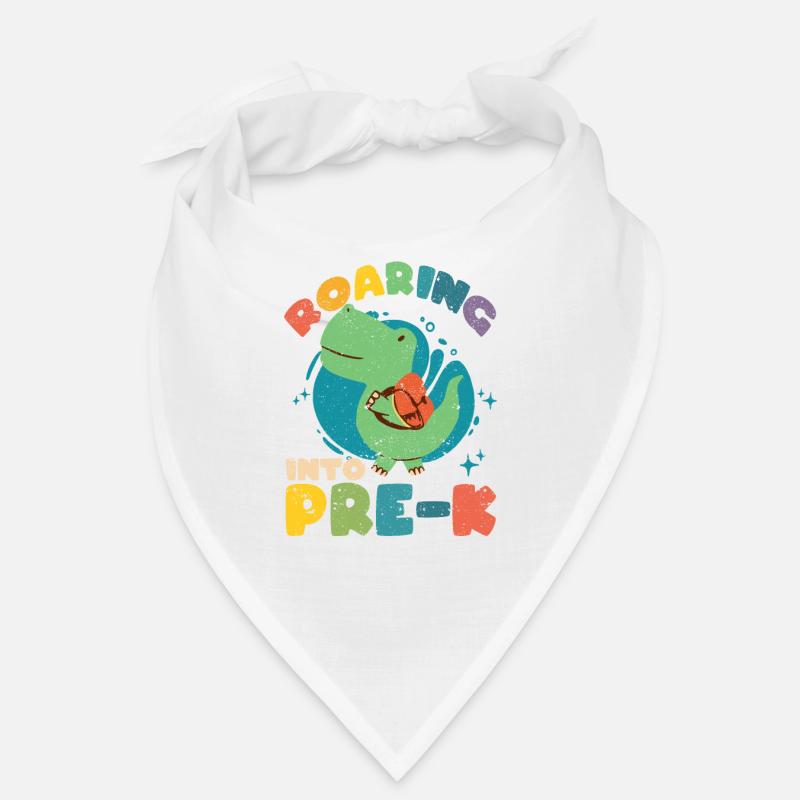 Roaring Into Pre-K Dinosaur Back To School Bandana