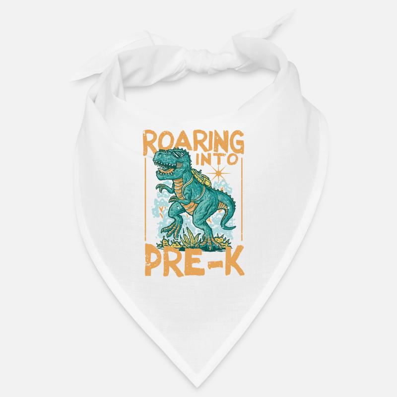 Roaring Into Pre-K Dinosaurs Back to School Bandana