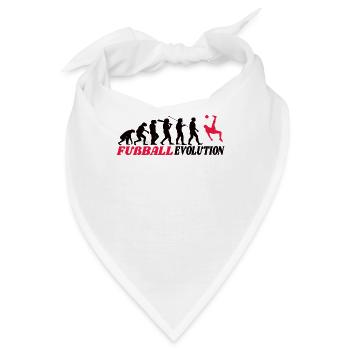 Fußballzubehör Geschenkidee Fußballfan - Bandana - Weiß - Vorne