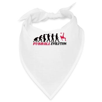 Fußballzubehör Geschenkidee Fußballfan - Bandana - Weiß - Vorne